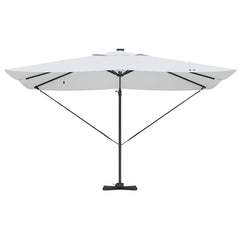vidaXL Umbrella 352 x 251 x 265 cm Polyester and Aluminium Sand 6