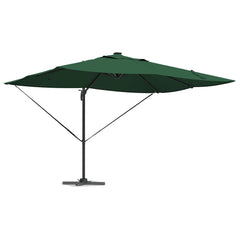 vidaXL Umbrella 352 x 251 x 265 cm Polyester and Aluminium Green 3