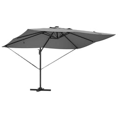 vidaXL Umbrella 352 x 251 x 265 cm Polyester and Aluminium Anthracite 5