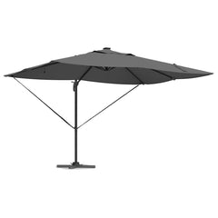 vidaXL Umbrella 352 x 251 x 265 cm Polyester and Aluminium Anthracite 3