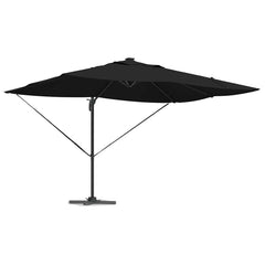 vidaXL Umbrella 352 x 251 x 265 cm Polyester and Aluminium Black 3