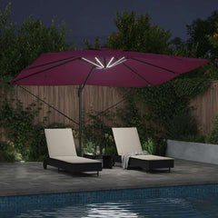 vidaXL Umbrella 352 x 251 x 265 cm Polyester and Aluminium 4