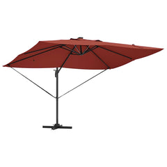 vidaXL Umbrella 352 x 251 x 265 cm Polyester and Aluminium Terracotta 5