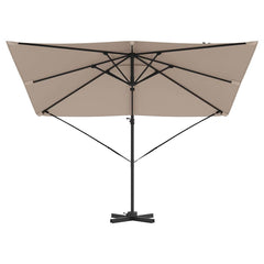 vidaXL Roma Parasol 286 x 284 x 265 cm Aluminium and Polyester 5