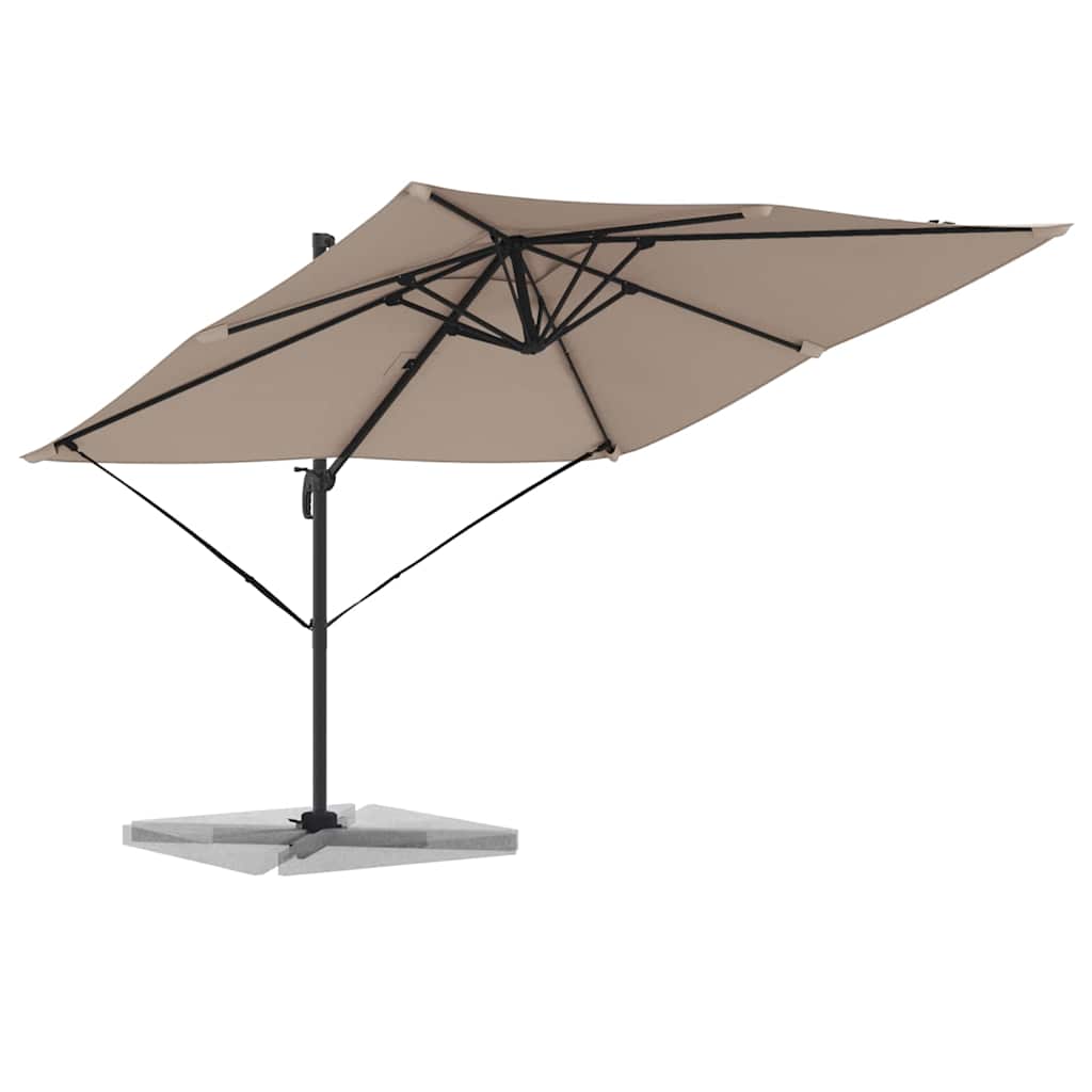 vidaXL Roma Parasol 286 x 284 x 265 cm Aluminium and Polyester 3