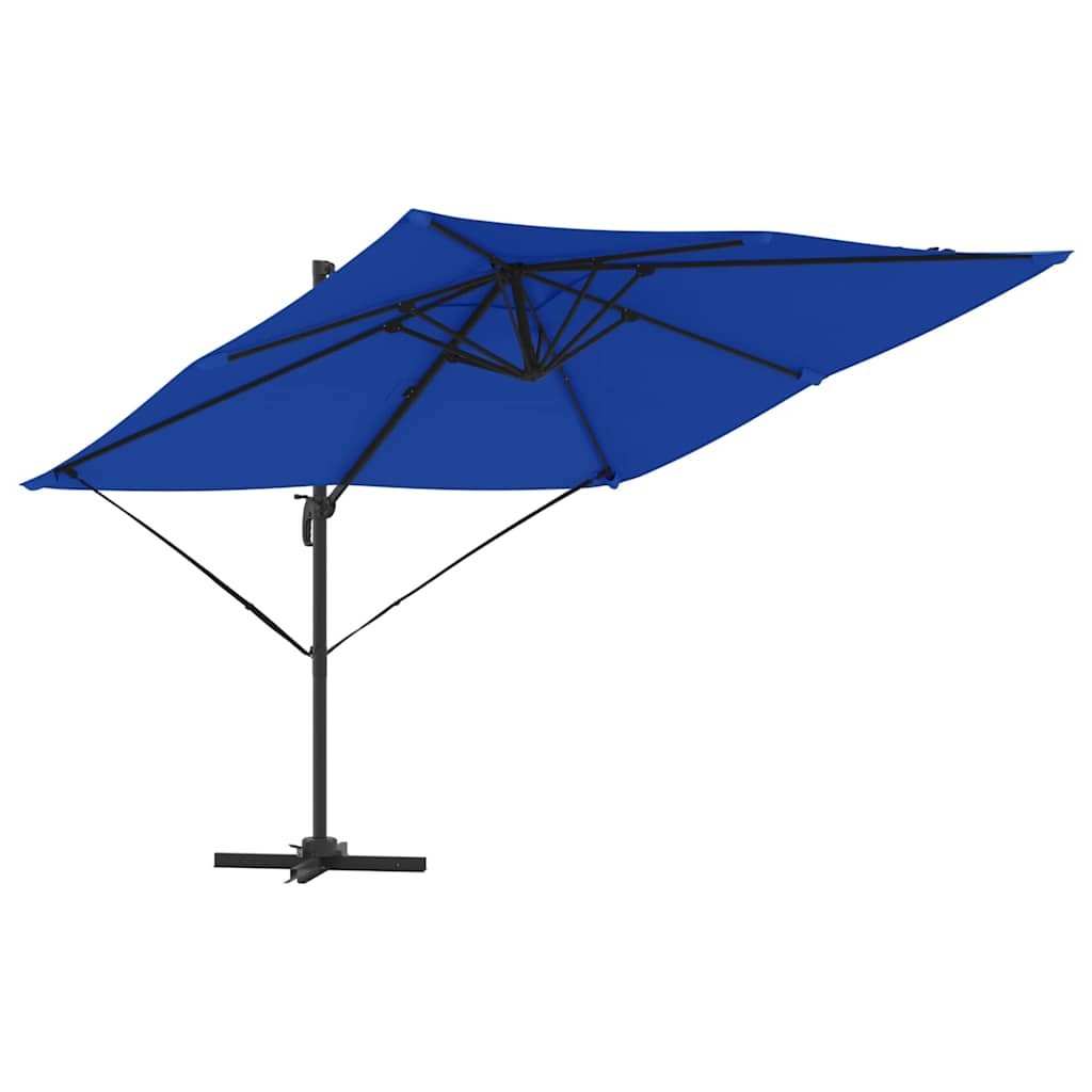 vidaXL Roma Parasol Blue 286 x 284 x 265 cm Aluminium and Polyester 2