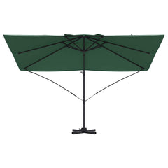 vidaXL Umbrella 351 x 250 x 260 cm Polyester and Aluminium Green 5
