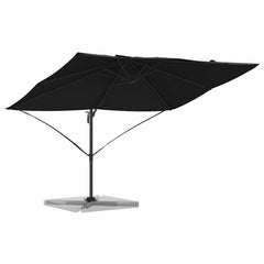 vidaXL Umbrella 351 x 250 x 260 cm Polyester and Aluminium Black 3