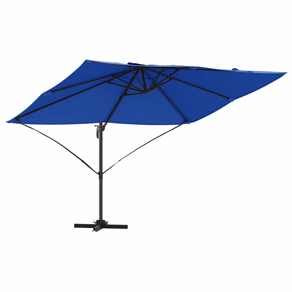 vidaXL Umbrella 351 x 250 x 260 cm Polyester and Aluminium Azurblau 2