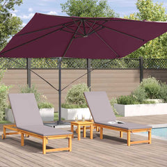 vidaXL Umbrella 351 x 250 x 260 cm Polyester and Aluminium 4