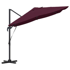 vidaXL Umbrella 351 x 250 x 260 cm Polyester and Aluminium 6