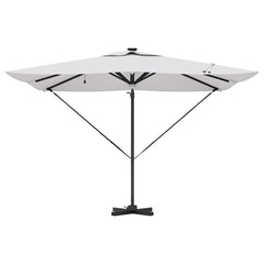 vidaXL Roma Parasol Beige 286 x 284 x 270 cm Aluminium and Polyester 6