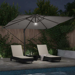 vidaXL Roma Parasol Anthracite 286 x 284 x 270 cm 4