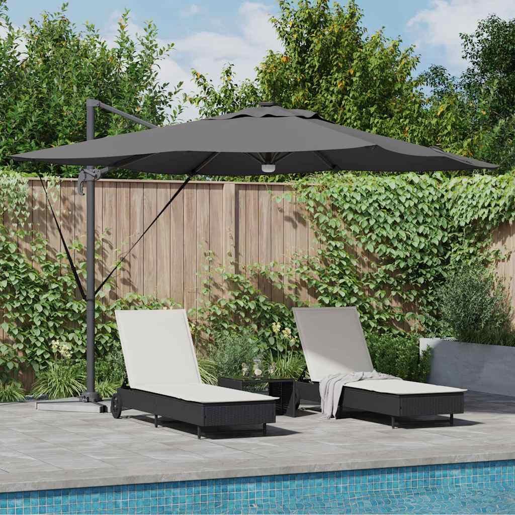 vidaXL Roma Parasol Anthracite 286 x 284 x 270 cm 1