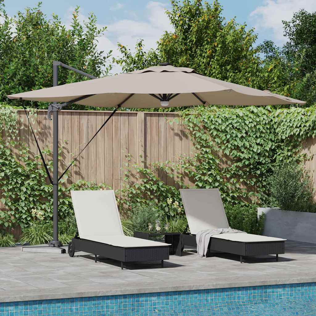 vidaXL Roma Parasol 286 x 284 x 270 cm Aluminium and Polyester 1