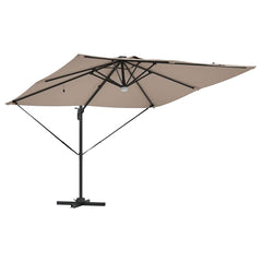 vidaXL Roma Parasol 286 x 284 x 270 cm Aluminium and Polyester 5