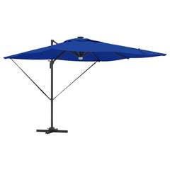 vidaXL Roma Parasol Blue 286 x 284 x 270 cm Aluminium and Polyester 2