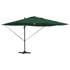vidaXL Umbrella Green 351 x 250 x 253 cm Polyester and Aluminium 2