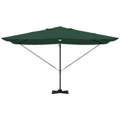 vidaXL Umbrella Green 351 x 250 x 253 cm Polyester and Aluminium 6