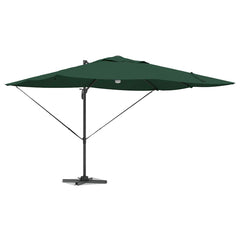vidaXL Umbrella Green 351 x 250 x 253 cm Polyester and Aluminium 3