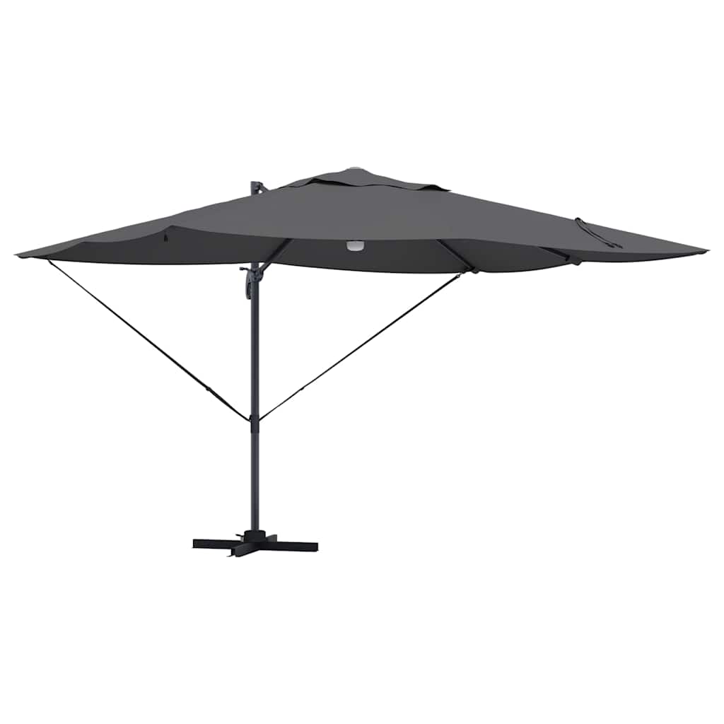 vidaXL Umbrella Anthracite 351 x 250 x 253 cm Polyester and Aluminium 2