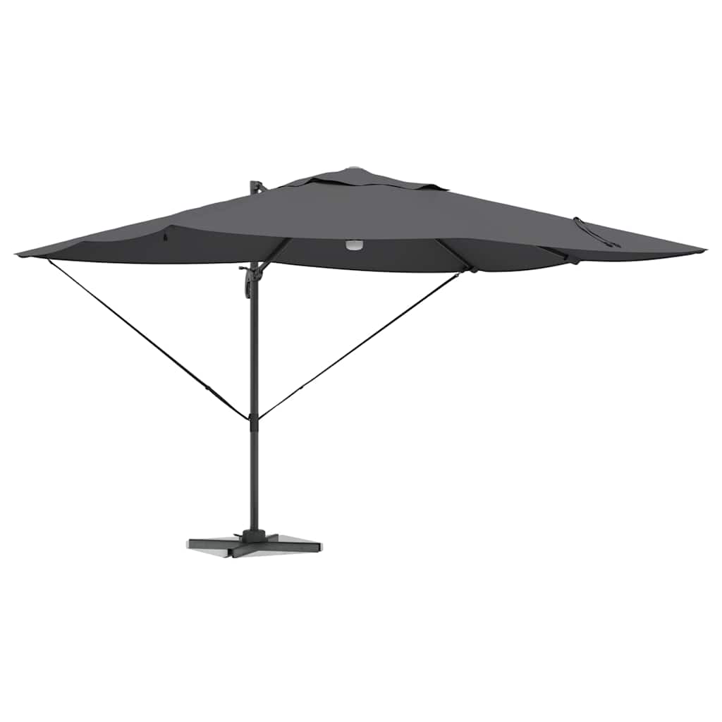 vidaXL Umbrella Anthracite 351 x 250 x 253 cm Polyester and Aluminium 3