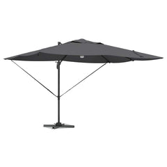 vidaXL Umbrella Anthracite 351 x 250 x 253 cm Polyester and Aluminium 3