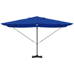 vidaXL Umbrella 351 x 250 x 253 cm Polyester and Aluminium Azurblau 6