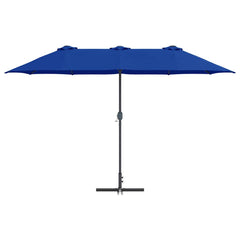 vidaXL Garden Parasol 370 x 197 x 239 cm Polyester and Aluminium 5