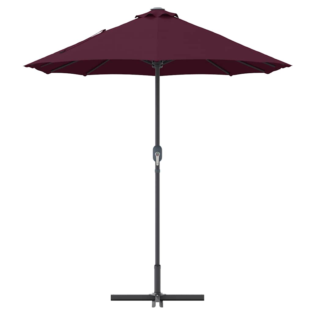 vidaXL Garden Parasol 370 x 197 x 239 cm Polyester and Aluminium 6