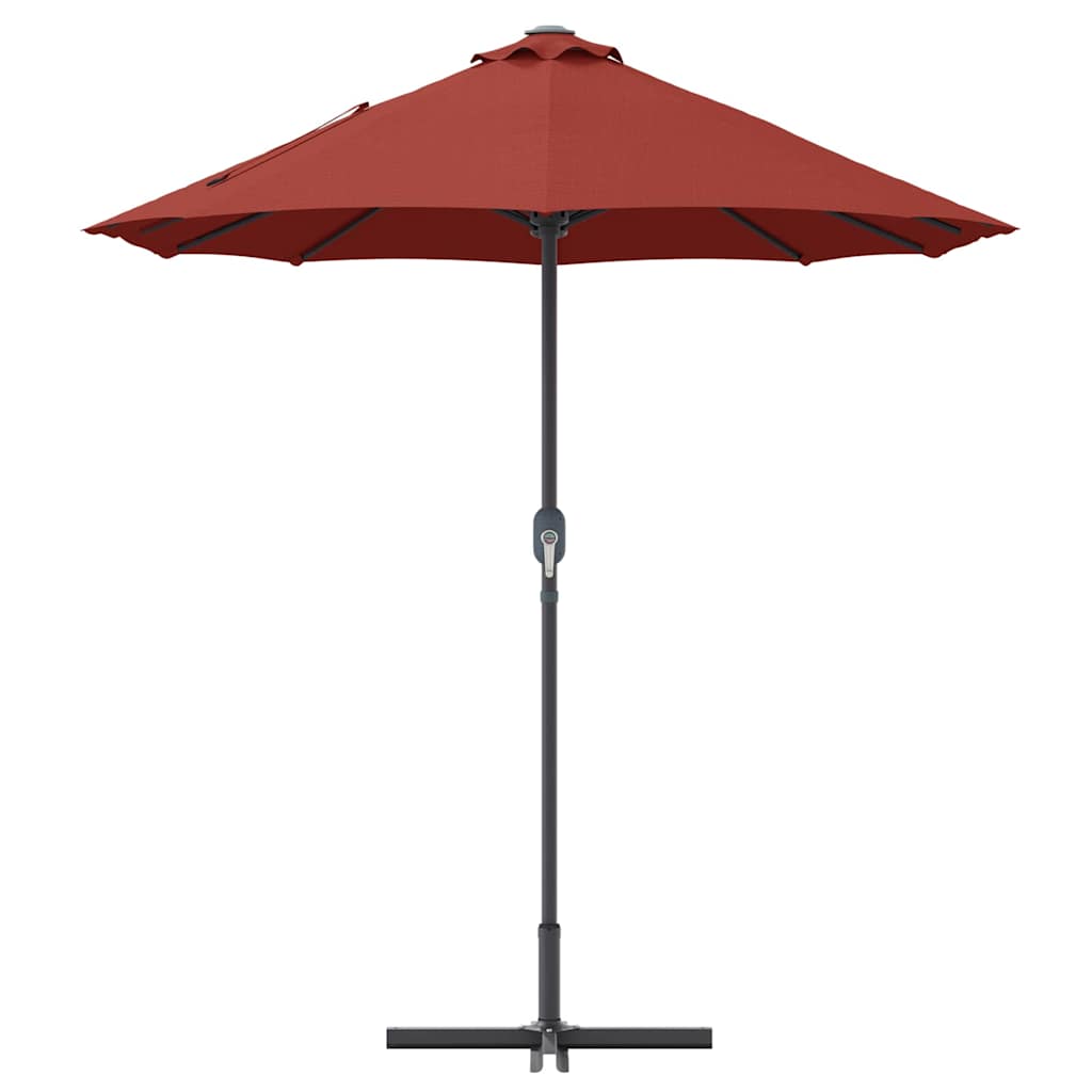 vidaXL Garden Parasol 370 x 197 x 239 cm Polyester and Aluminium 6