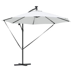 vidaXL Umbrella 294 x 294 x 248 cm Polyester and Aluminium Sand 3