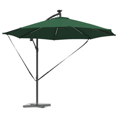 vidaXL Umbrella 294 x 294 x 248 cm Polyester and Aluminium Green 3