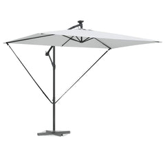 vidaXL Parasol 294 x 200 x 270 cm Polyester and Aluminium Sand 3