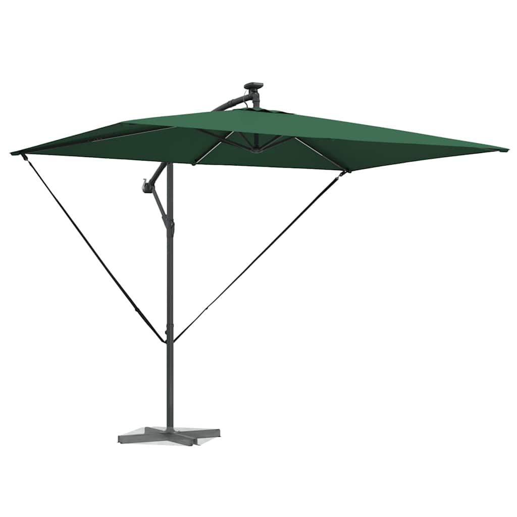 vidaXL Parasol 294 x 200 x 270 cm Polyester and Aluminium Green 3