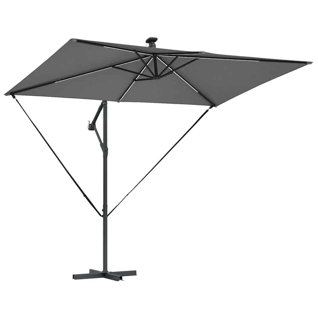 vidaXL Parasol 294 x 200 x 270 cm Polyester and Aluminium Anthracite 5