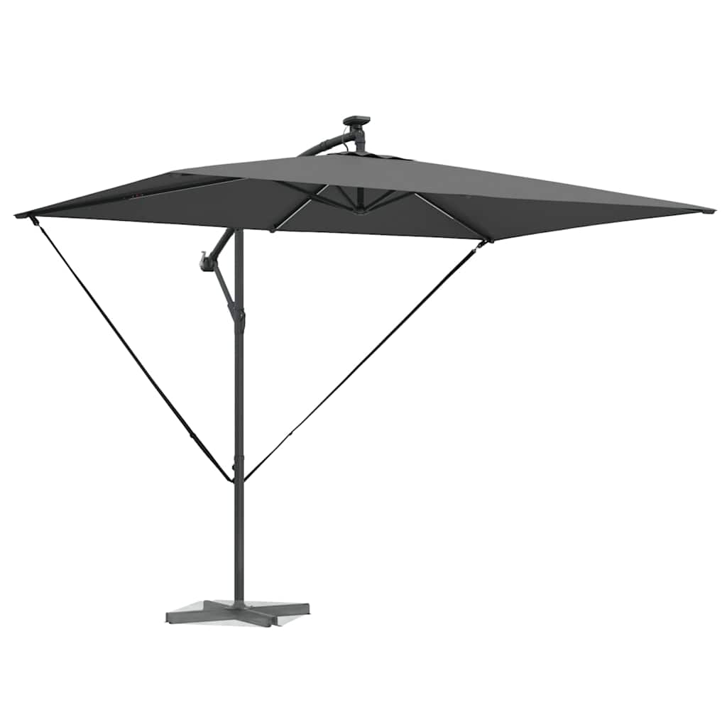 vidaXL Parasol 294 x 200 x 270 cm Polyester and Aluminium Anthracite 3