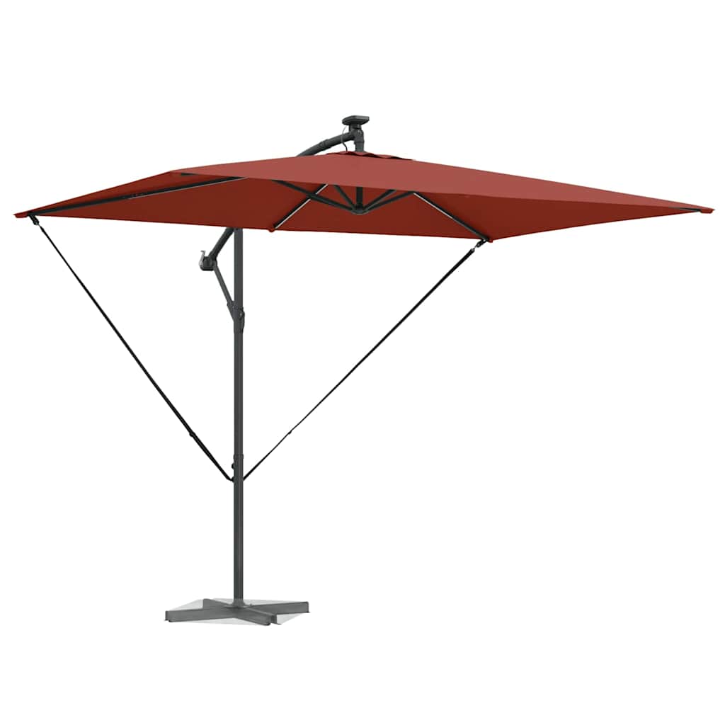 vidaXL Parasol 294 x 200 x 270 cm Polyester and Aluminium Terracotta 3