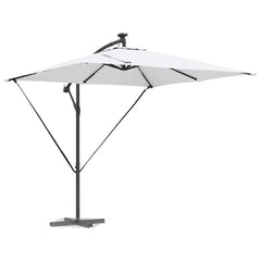vidaXL Umbrella Sand 249 x 249 x 250 cm Polyester and Aluminium 3