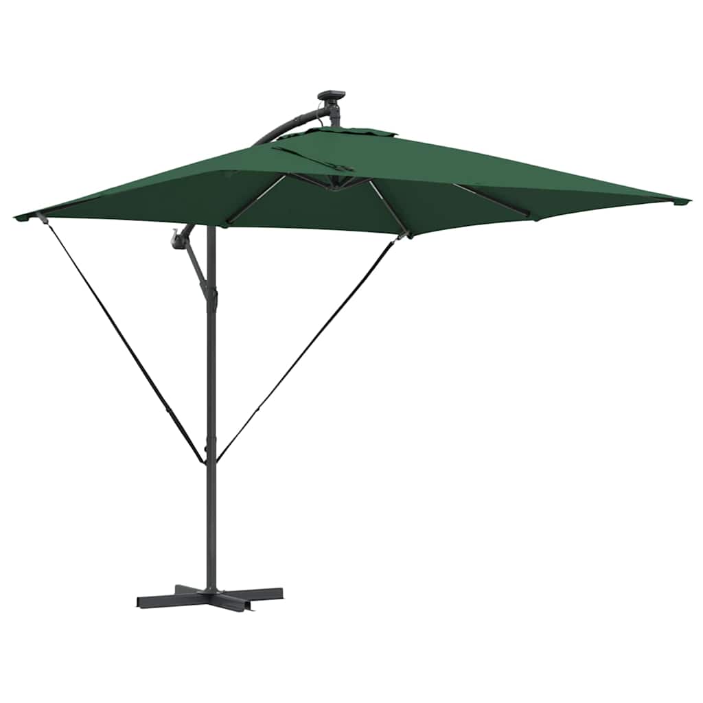 vidaXL Umbrella Green 249 x 249 x 250 cm Polyester and Aluminium 2
