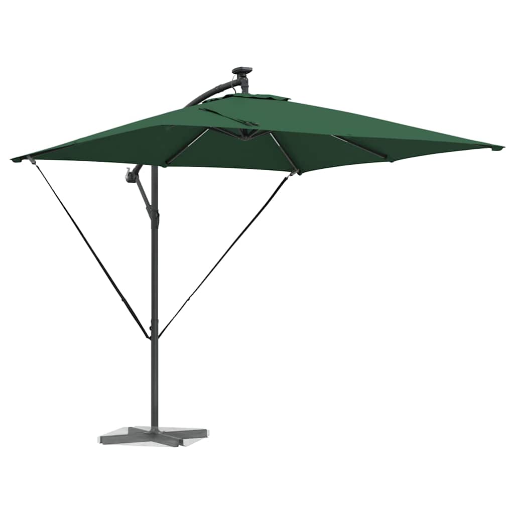 vidaXL Umbrella Green 249 x 249 x 250 cm Polyester and Aluminium 3