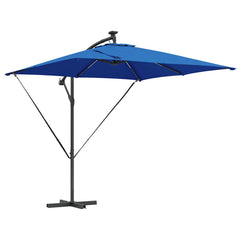 vidaXL Umbrella 249 x 249 x 250 cm Polyester and Aluminium Azurblau 2