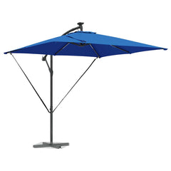 vidaXL Umbrella 249 x 249 x 250 cm Polyester and Aluminium Azurblau 3