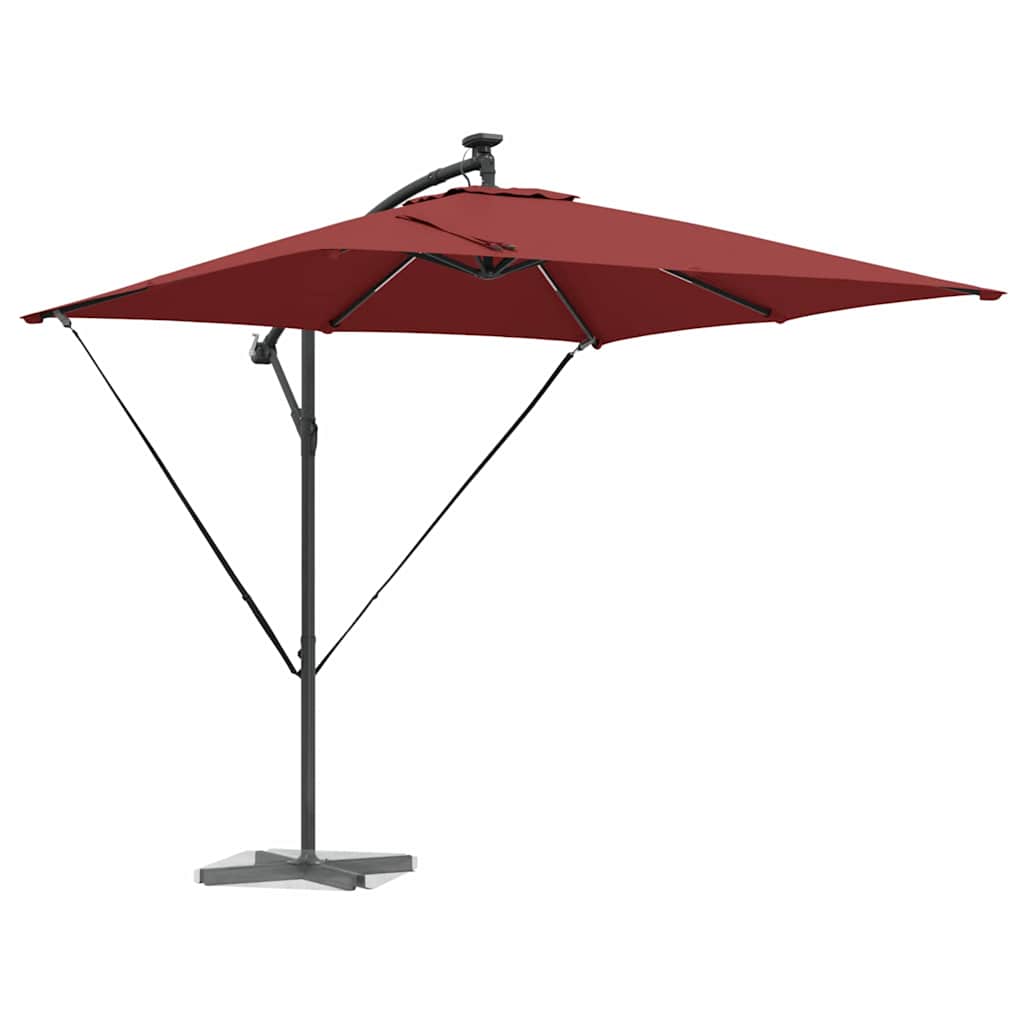 vidaXL Umbrella Terracotta 249 x 249 x 250 cm Polyester and Aluminium 3