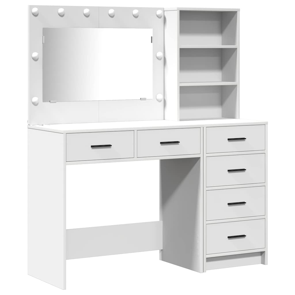 Dressing Table 2 pcs Brown Engineered Wood
