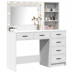 Dressing Table 2 pcs Brown Engineered Wood