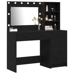 Dressing Table 2 pcs Brown Engineered Wood