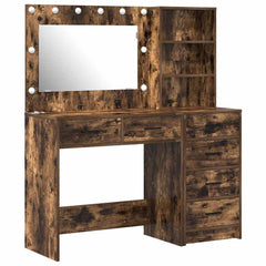 vidaXL Dressing Table 2 pcs Brown 78.5 x 41 x 135 cm Engineered Wood 2