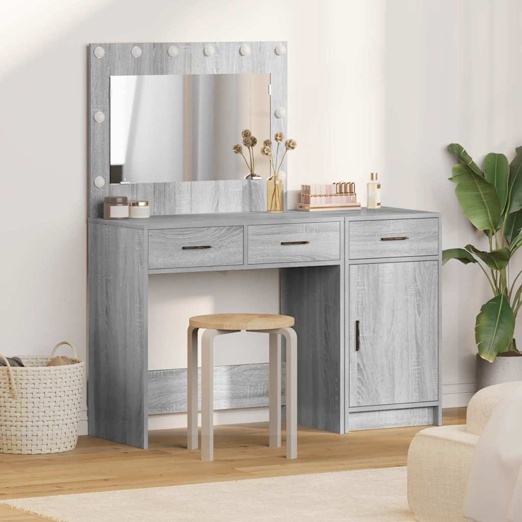 vidaXL Dressing Table 2 pcs Brown 40 x 41 x 75 cm Engineered Wood