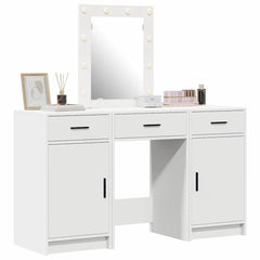 vidaXL Dressing Table White 50 x 41 x 135 cm Engineered Wood 3
